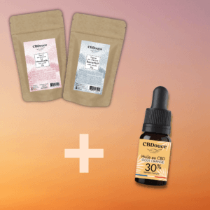Pack personnalisable Orange – 1 huile CBD arôme orange + 2 tisanes