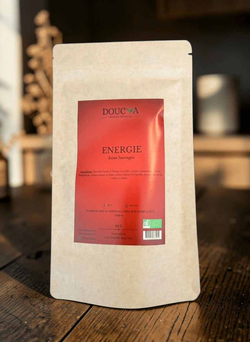 Infusion ENERGIE BIO · Thé Noir & Fruits Rouges